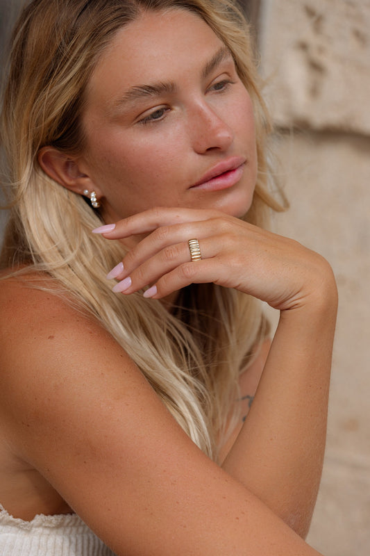Chunky Ribbed Ring