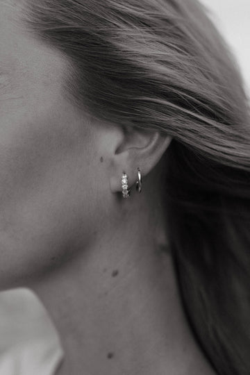 Micro Huggie Hoops