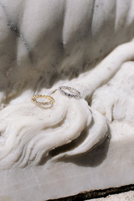 Round Cut Eternity Band