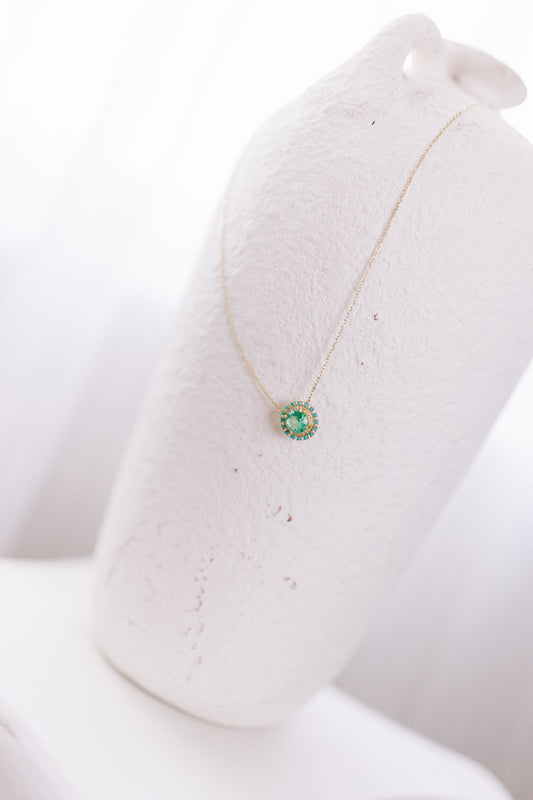 Color Gem Necklace