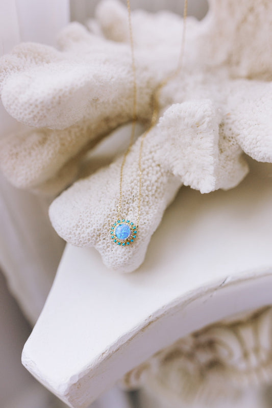 Opal Stone Necklace