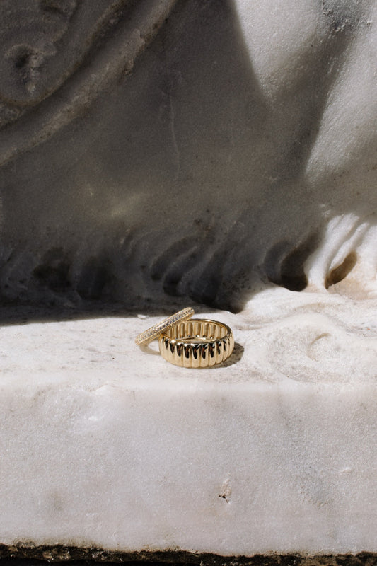 Chunky Ribbed Ring