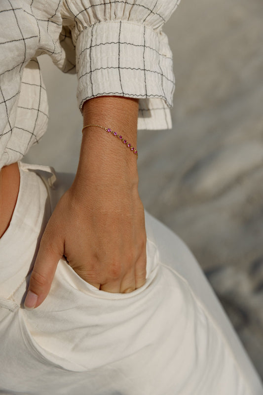 Delicate Pink Bracelet