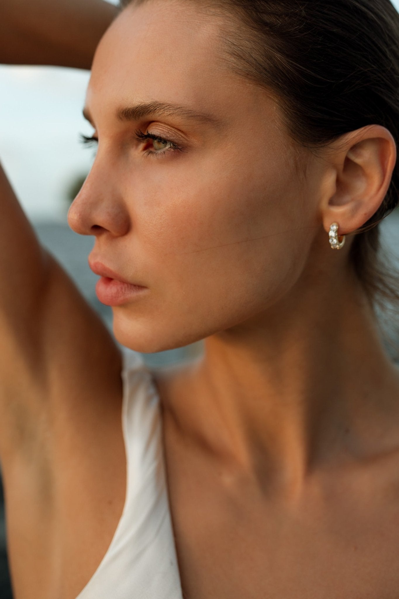 Brilliant Huggie Hoop Earrings - Ionian I.D